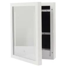 Mirror cabinet with LED